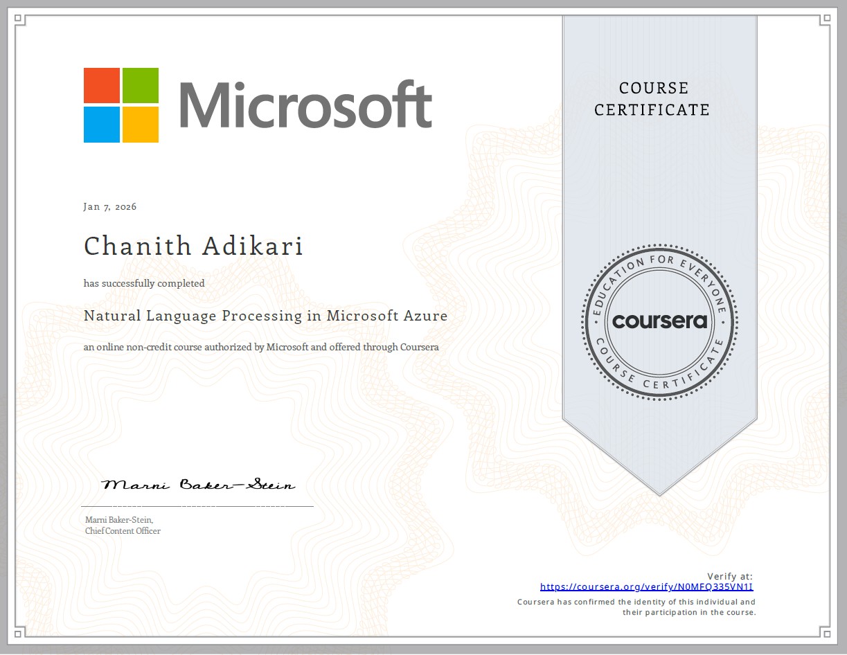 NLP in Microsoft Azure